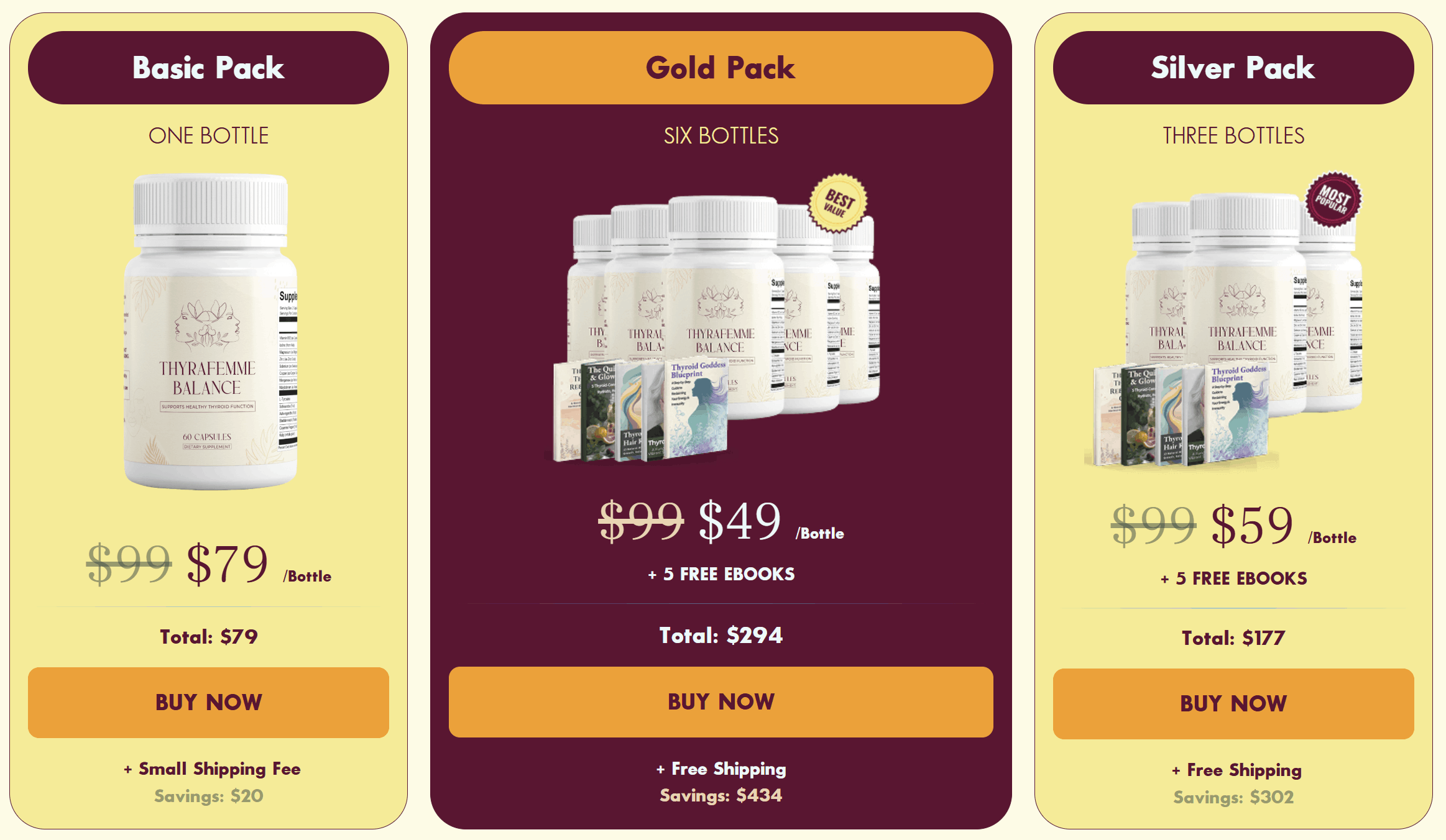 Thyrafemme Balance-pricing